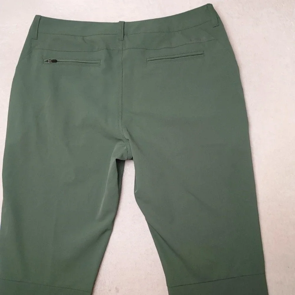 Bonobos Pants Men 35x32 Green Chino Slim Golf Highland Stretch Pockets Travel